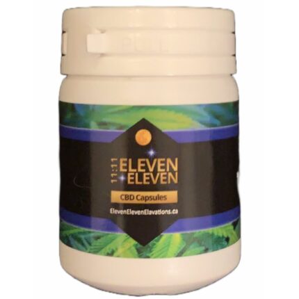 Eleven Eleven CBD Capsules - cannabidiol isolate pills for pain management and well-being