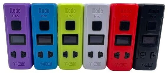 Variety of Yocan Kodo Batteries for cannabis cartridges