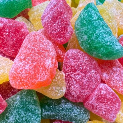 Elevate Sugar Mini Fruit Slices – Colourful and vibrant THC-infused mini fruit gummies