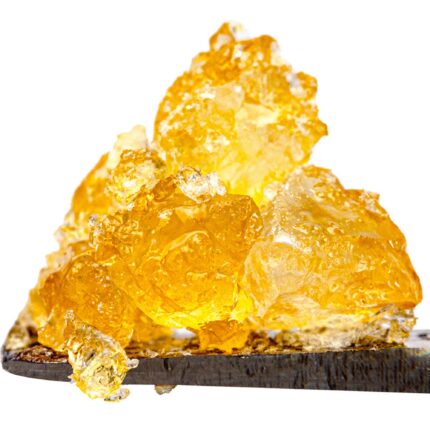 Assorted cannabis extracts including shatter, oils, and vape cartridges