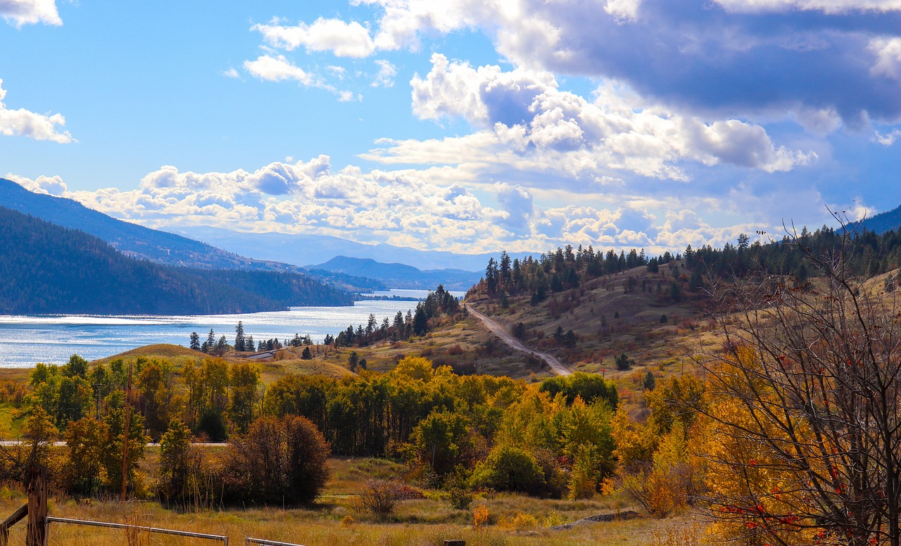 Scenic view of Kelowna's nature highlighting A1 Terps weed delivery service.