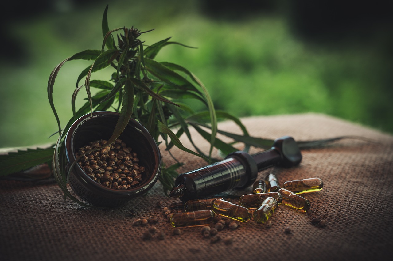 Weed delivery products including cannabis, cbd, oil and capsules