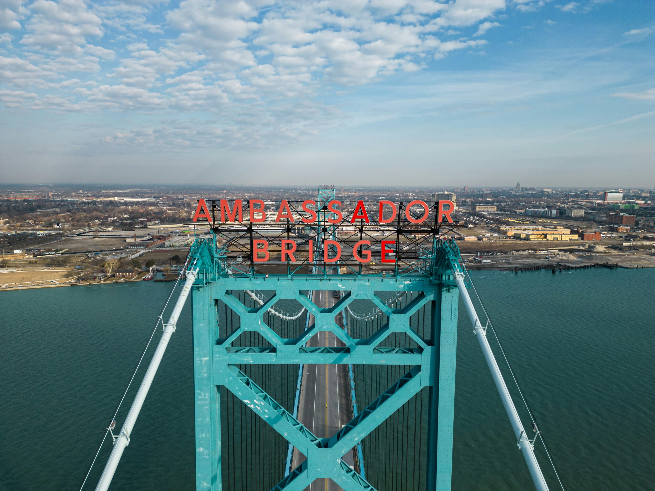 Ambassador Bridge in Windsor, Ontario - Weed Delivery and Cannabis Delivery