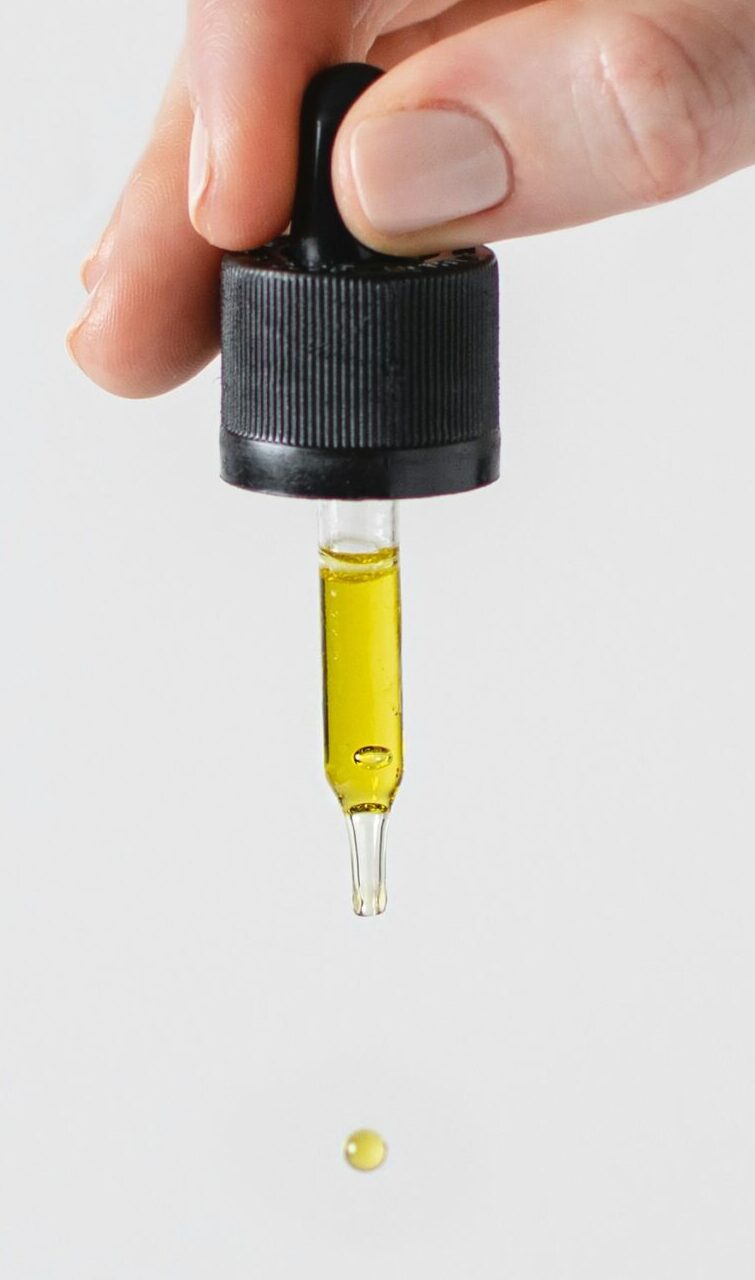 Dropping CBD oil for cannabis delivery