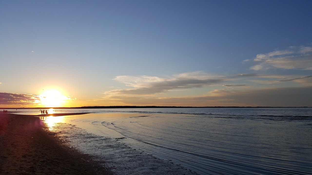 Beautiful sunset at Parlee Beach, showcasing a serene location ideal for cannabis delivery and weed delivery.