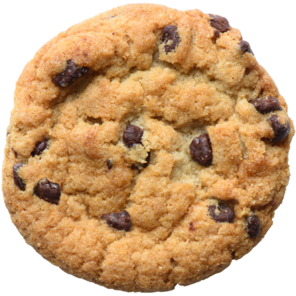 Chocolate chip THC cookie, a popular cannabis baked good.
